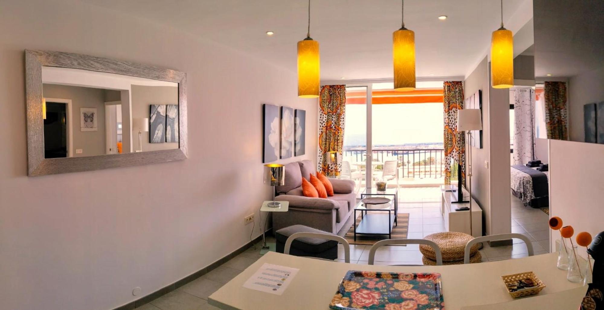 Los Cristianos Appartement Orange Trees Vue Mer Panoramique المظهر الخارجي الصورة