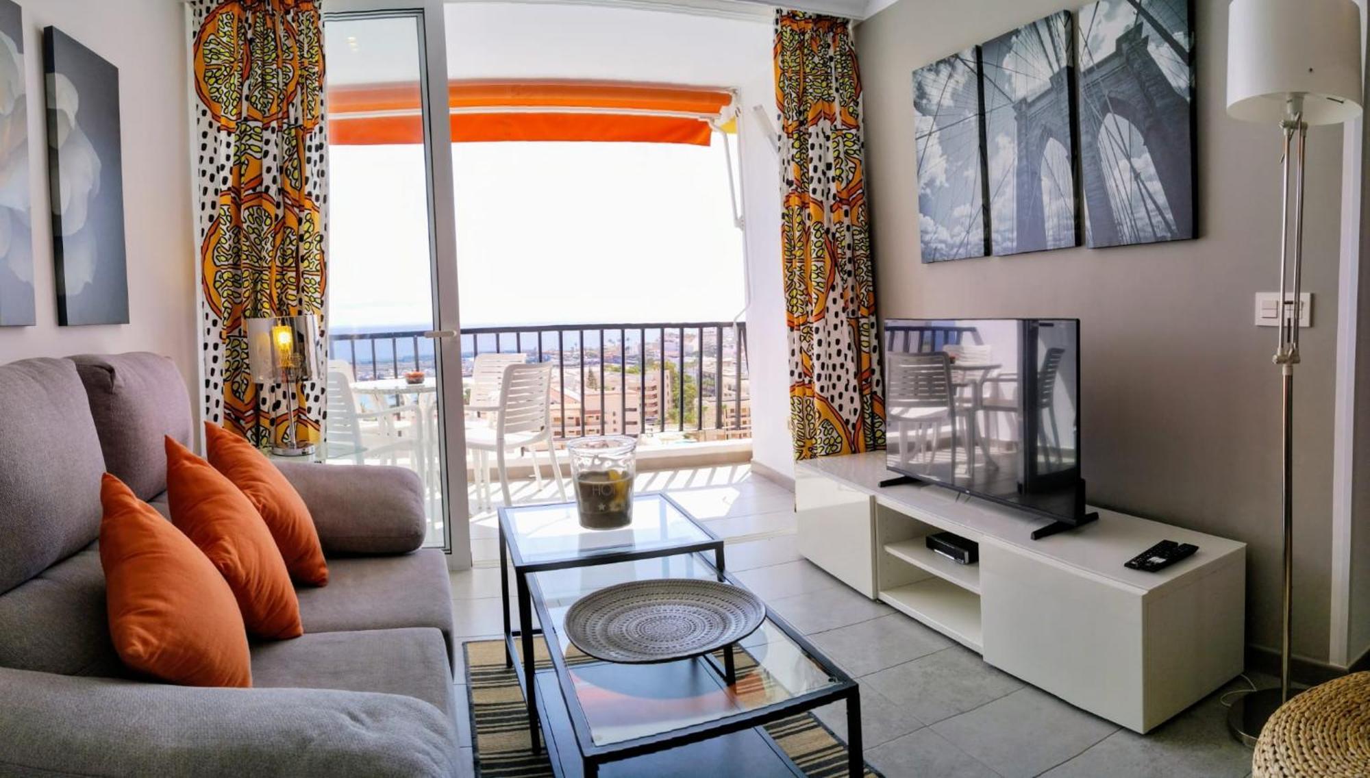 Los Cristianos Appartement Orange Trees Vue Mer Panoramique المظهر الخارجي الصورة